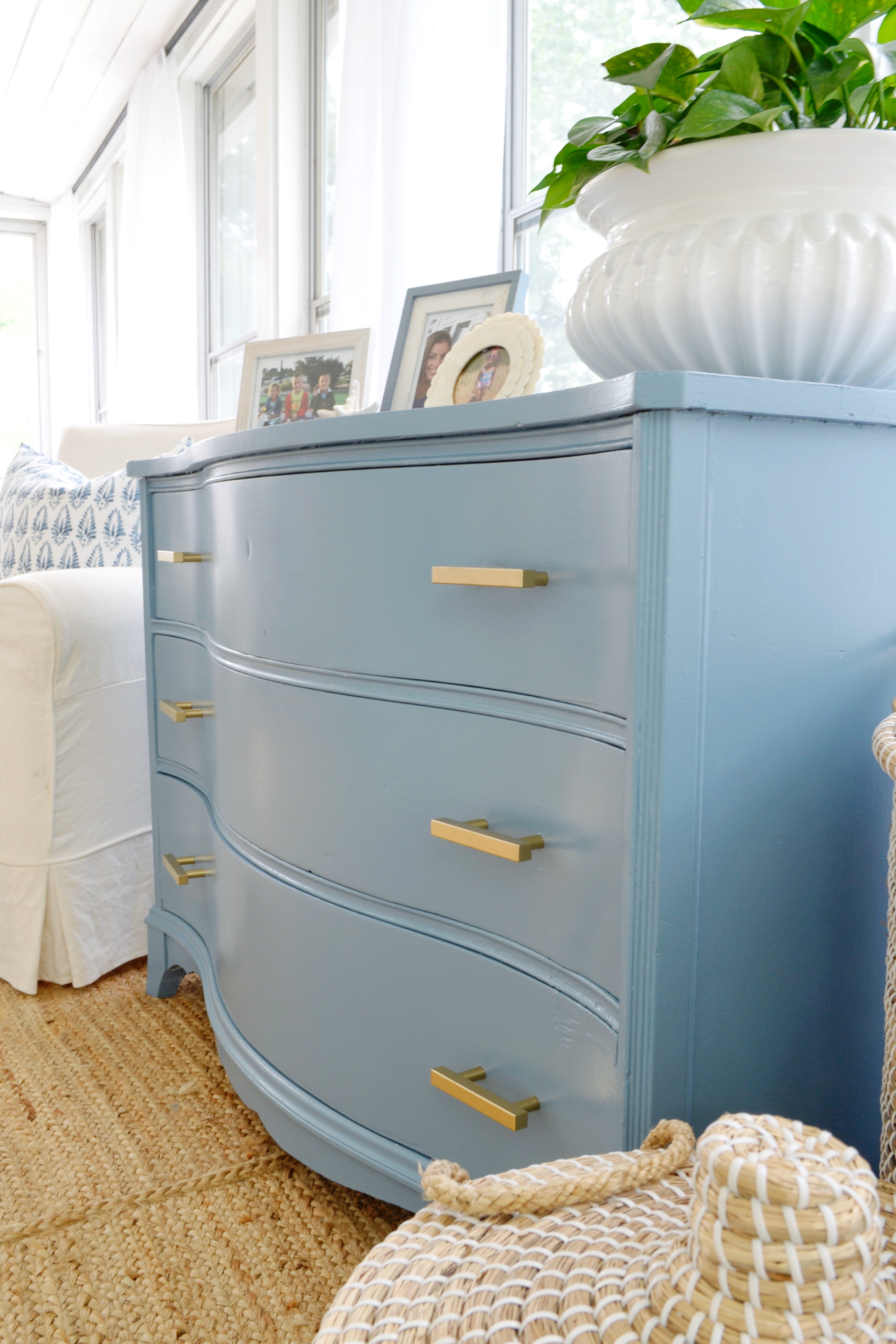princess polly baby blue dress Before and After Furniture Makeover on Drawers with a Spring Look – Tea and  Forget-me-nots main image 1